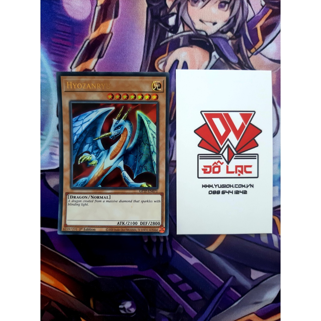 [ ĐỖ LẠC SHOP ] Thẻ Bài Yugioh Monster Hyozanryu - GFTP-EN071 - Ultra Rare 1st Edition