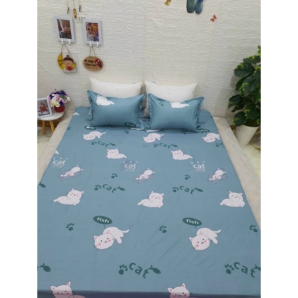 Sét ga gối cotton poly 3 món nhiều mẫu mới nhất 2021 ( Không kèm ruột ) | BigBuy360 - bigbuy360.vn