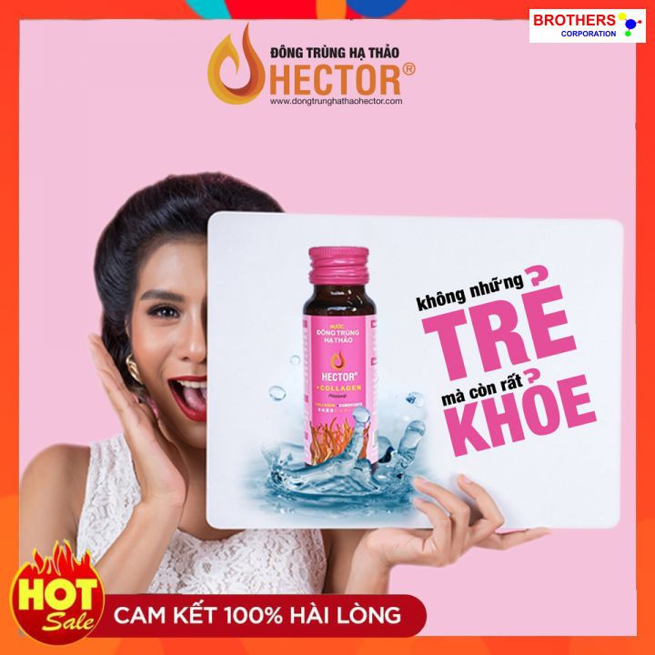 [Gói trải nghiệm] [Hỗ trợ freeship] Nước Đông Trùng Hạ Thảo Hector Collagen (02 chai Collagen x 50ml) | BigBuy360 - bigbuy360.vn