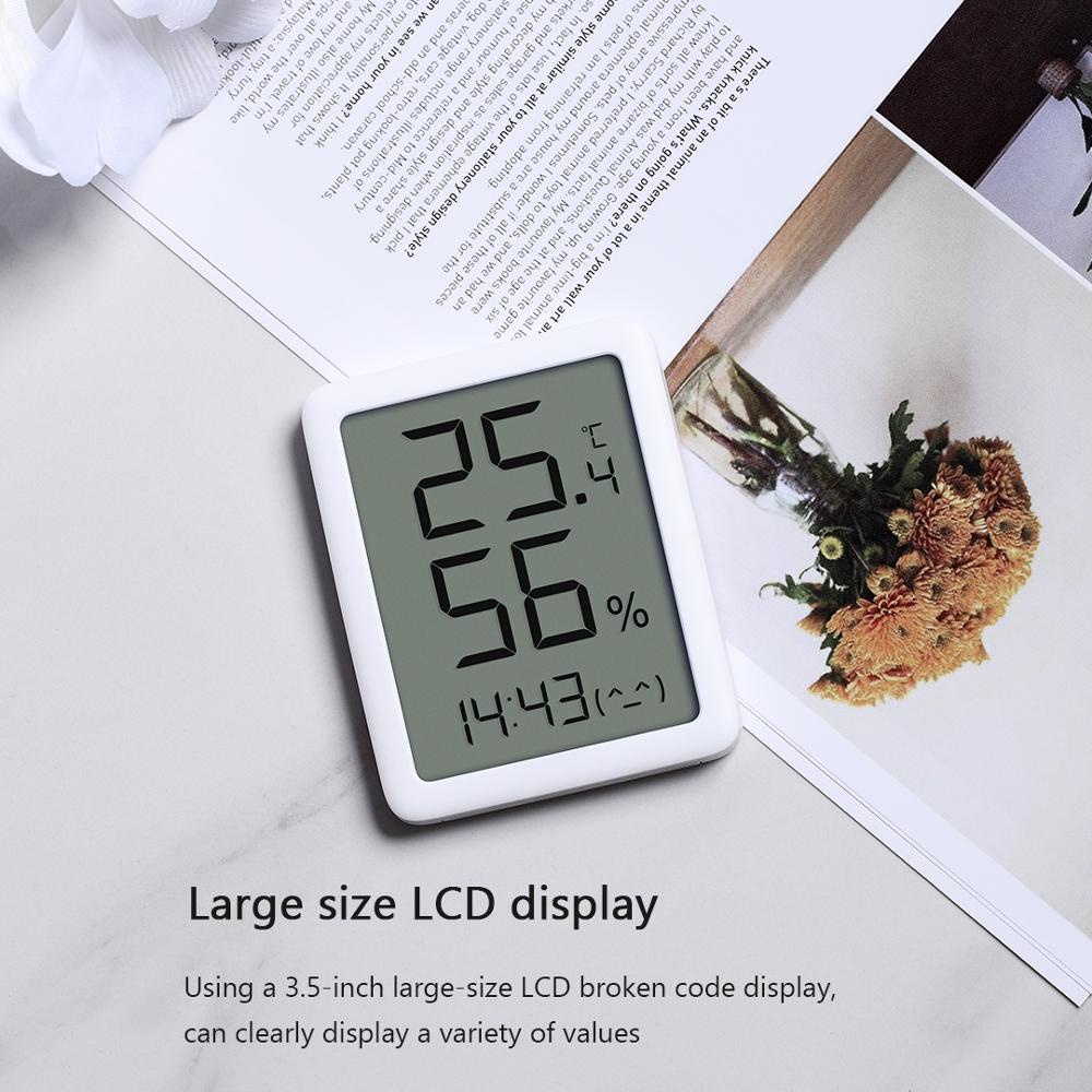 Miaomiaoce E-ink Screen LCD Large Digital display Thermometer Hygrometer Temperature Humidity Sensor from xiaomi youpin