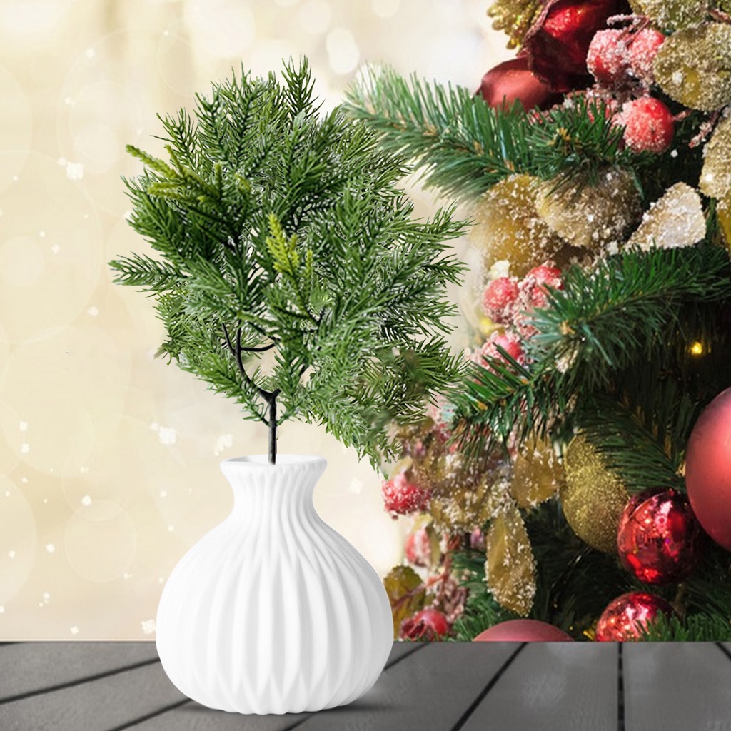Cây Thông Giả Màu Xanh Lá Cây Không Mùi Có Thể Tái Sử Dụng Dùng Trang Trí Giáng Sinh