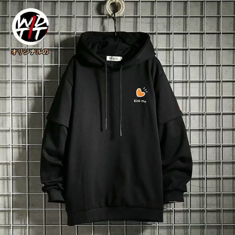 Áo Hoodie Giả Hai Lớp Phong Cách Hàn Quốc | BigBuy360 - bigbuy360.vn