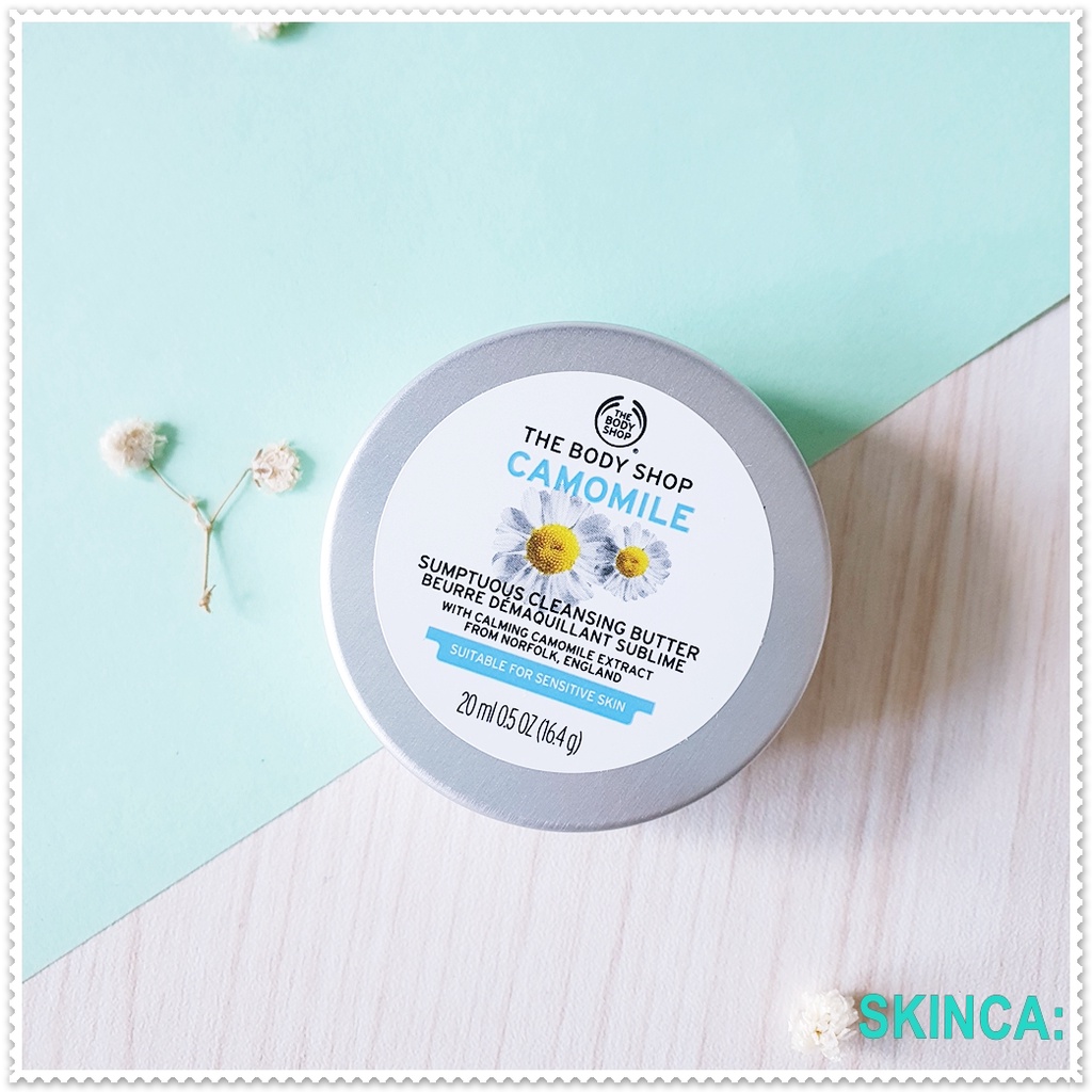 Sáp tẩy trang hoa cúc size nhỏ The Body Shop Camomile Sumptuous Cleansing Butter 20ml
