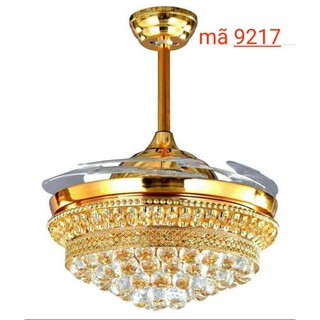 Quạt trần đèn trang trí 9217 + tặng bộ điều khiển cao cấp