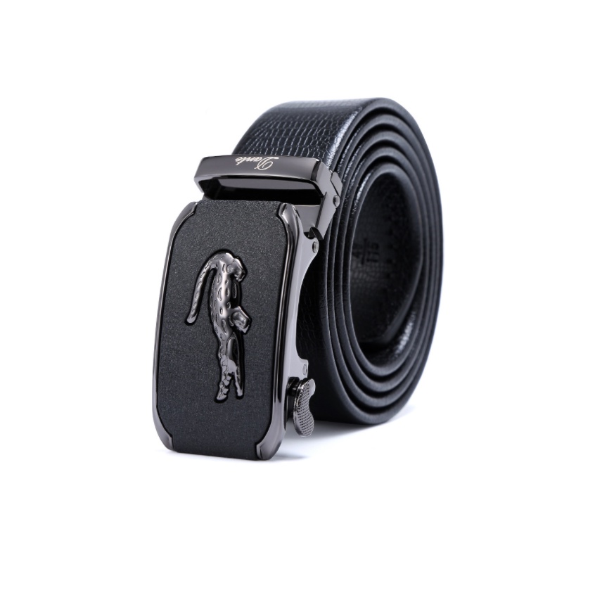 Thắt lưng nam da bò nguyên chất mặt khóa tự động hợp kim cao cấp