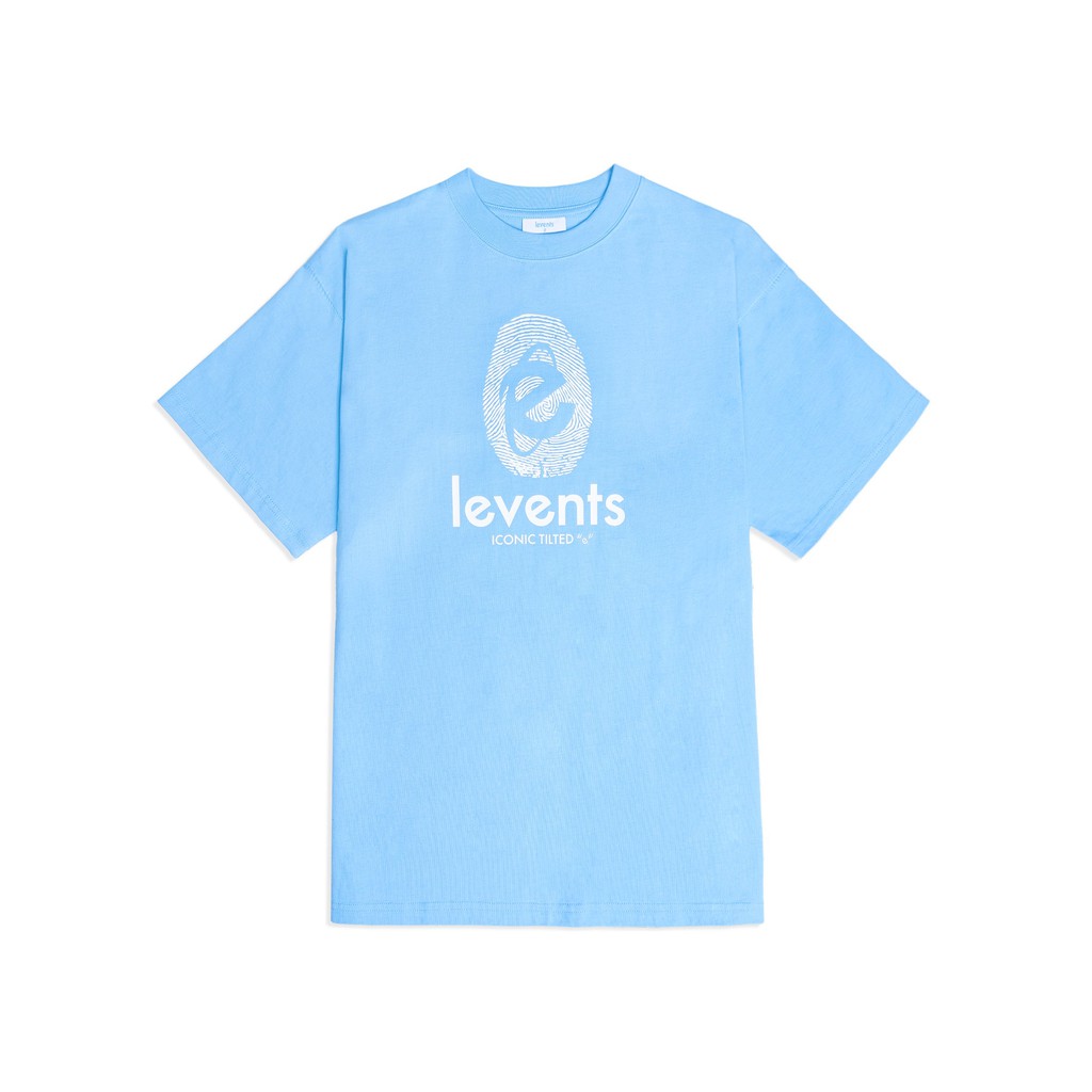 Áo thun LEVENTS Essential Finger Print/ Blue