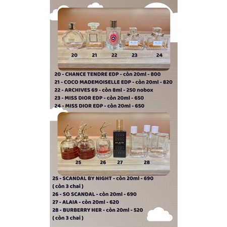 [Mã 1512FMCGSALE1 giảm 10% đơn 250K] 🌻 CHAI GỐC NƯỚC HOA | BigBuy360 - bigbuy360.vn