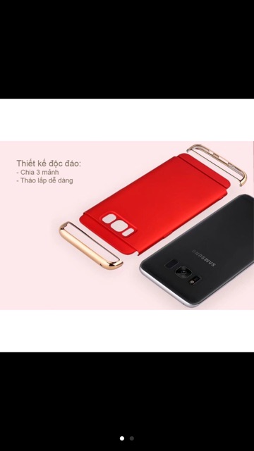 [SHIPNOW] Ốp lưng ráp 3 mảnh plastic cho Galaxy S8/ S8 Plus cao cấp