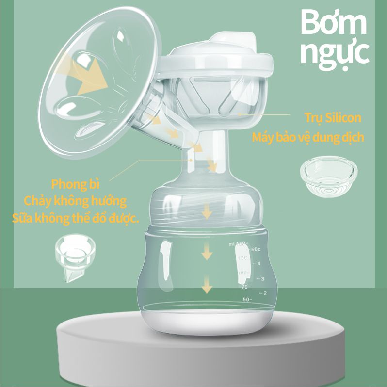 Máy Hút Sữa Điện Đơn, Máy Hút Sữa 2 Chế Độ, 9 Cấp Hút Cao Cấp,Bền  An Toàn Cho Mẹ