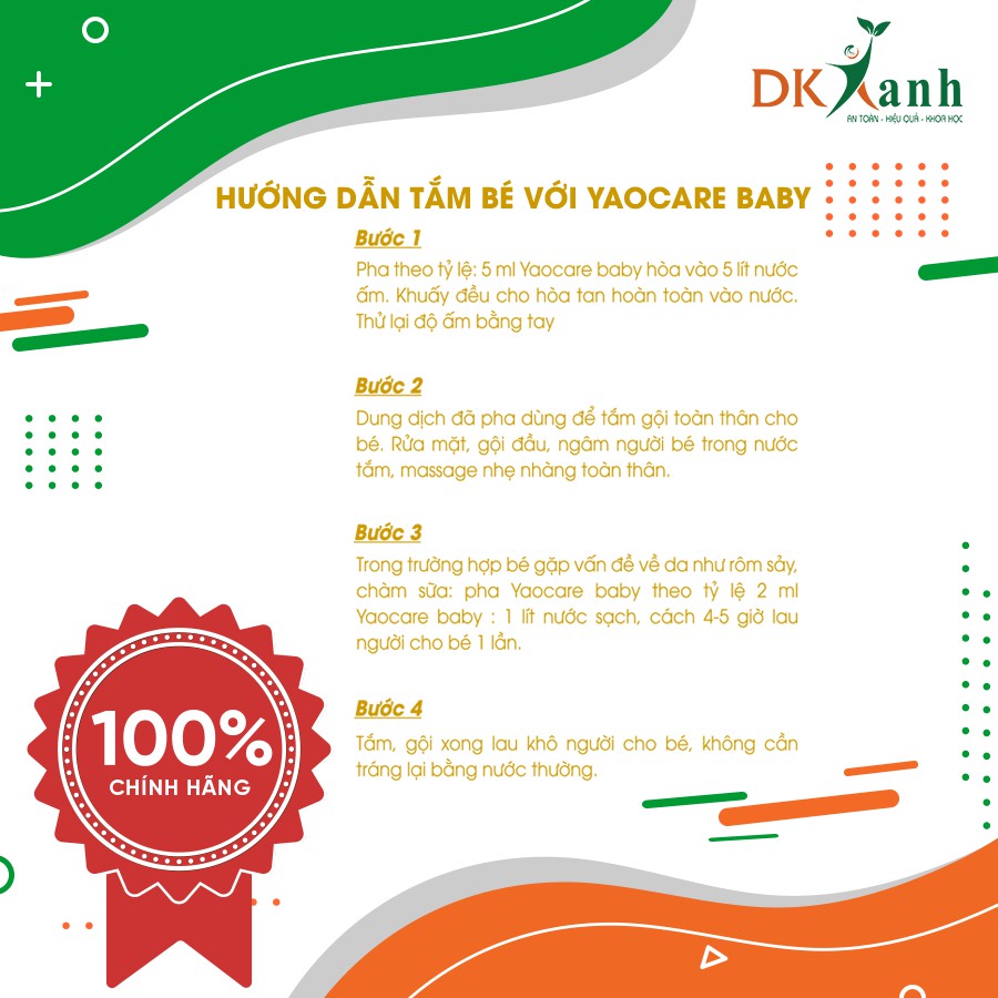 [HÀNG CHÍNH HÃNG 100%] Combo 2 Dao'spa mama TẶNG nước tắm thảo dược Yaocare baby (185K) - DK Pharma