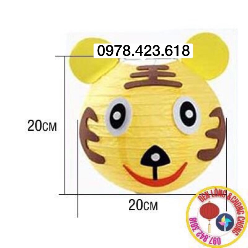 Đèn lồng Trung Thu dán sticker cho bé - bộ đèn lồng giấy kèm sticker sáng tạo
