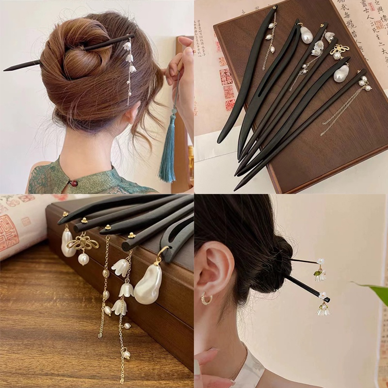 Kẹp Tóc Tua Rua Phong Cách Hàn Quốc Xinh Xắn Dành Cho Nữ