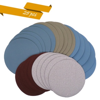 Set 25 đĩa nhám 5 inch 1000 / 2000 / 3000 / 4000 / 5000 chuyên dụng
