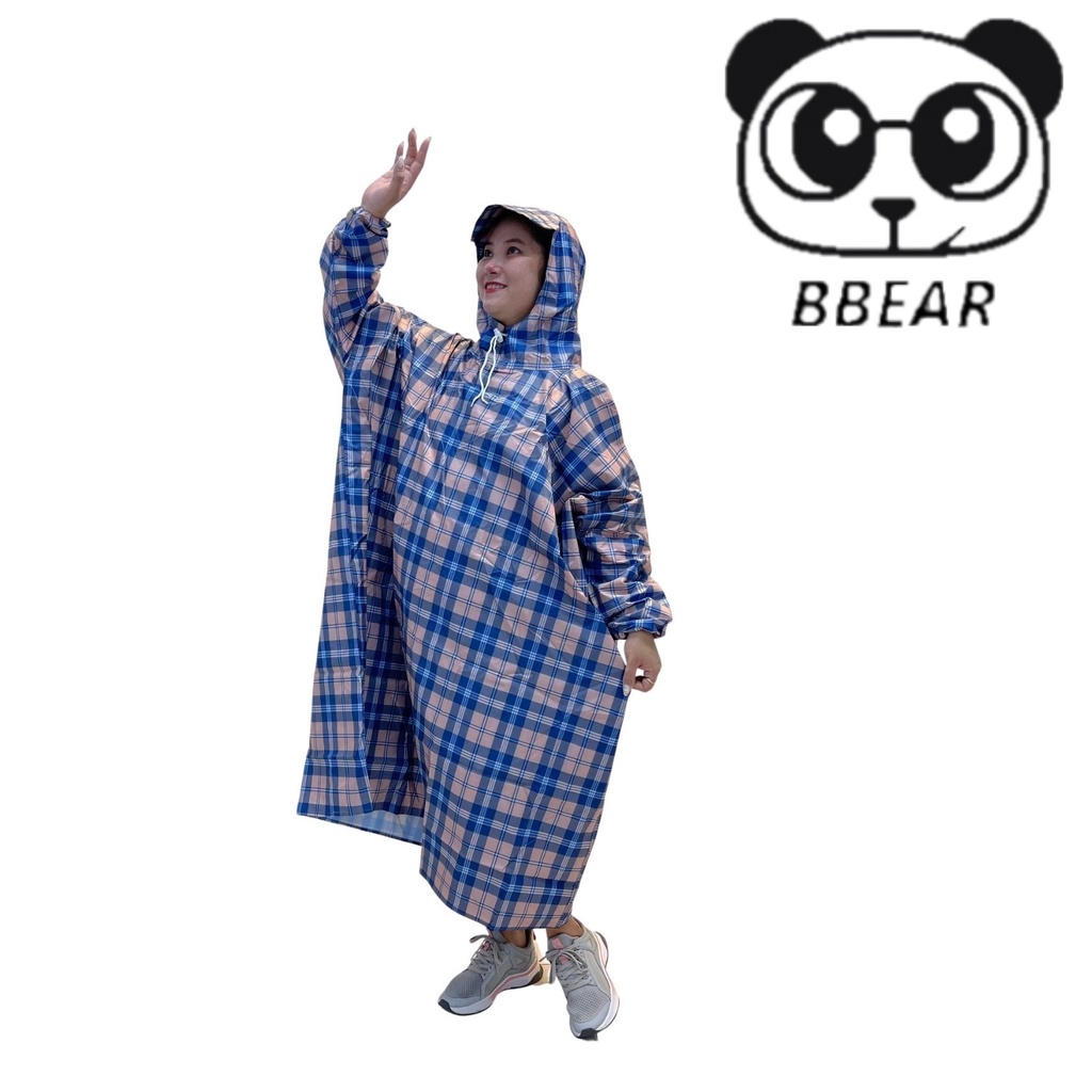 [Hỏa Tốc] Áo Mưa Bít Sườn Không Xẻ Tà Vải Dù Tiện Lợi