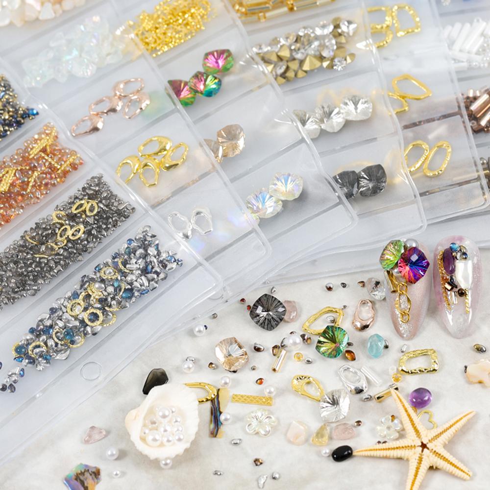 Phụ Kiện Trang Trí Móng Tay 3D Sáng Tạo|Bảng Phấn Mắt Beauty Glazed Trang Điểm Chuyên Nghiệp|Vỏ Sò Đại Dương Đính Móng Nghệ Thuật DIY