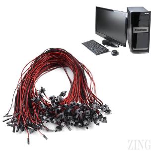 Dây cáp nguồn có công tắc bật tắt 19.6" 50cm chuyên dụng cho máy tính PC 186