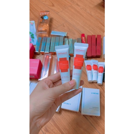 COMBO 4 - Kem chống nắng Cell Fusion C Laser Sunscreen SPF 50+/PA+++ - Mini 10ml