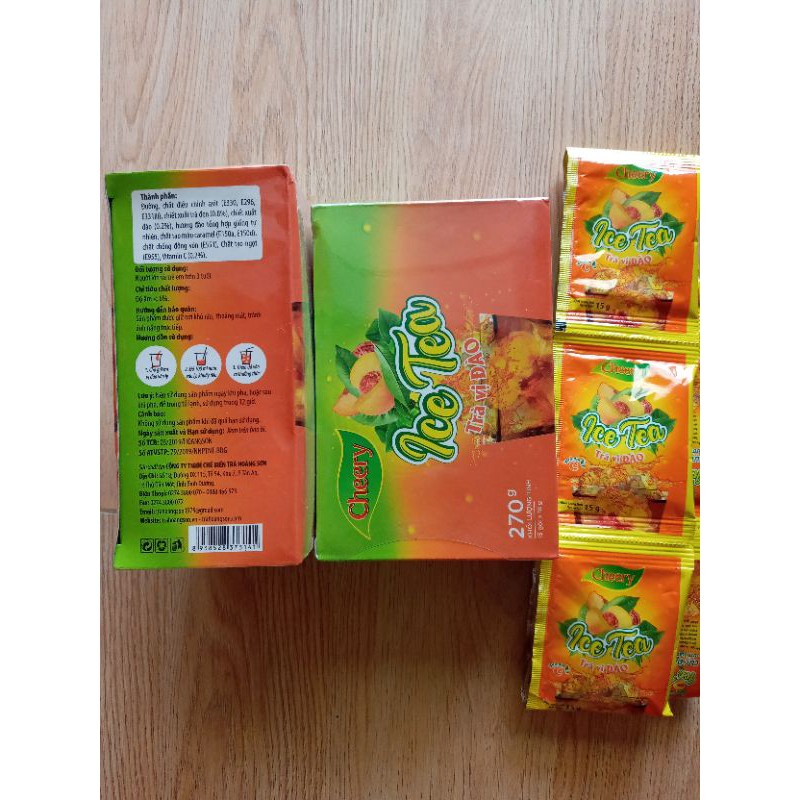 Trà Đào Hòa Tan Cheery 270gr.
