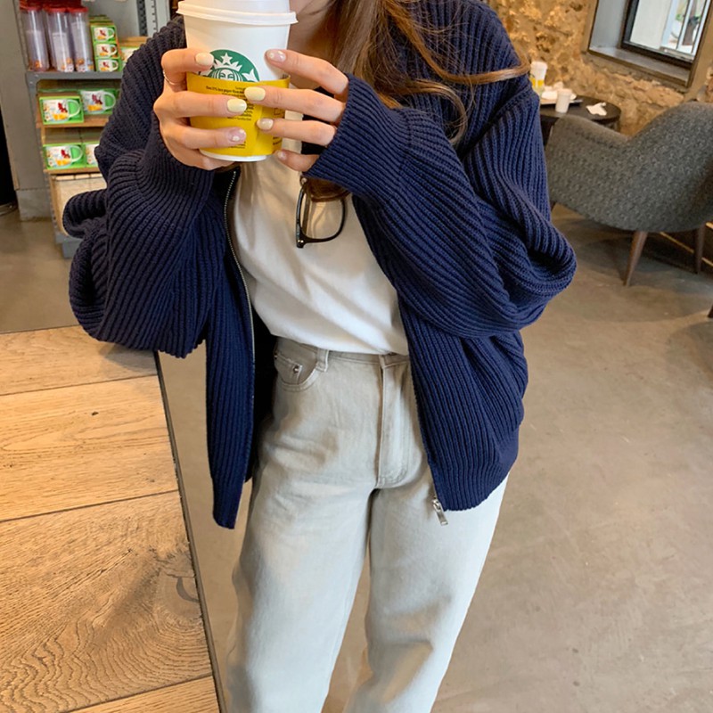 Áo khoác len Xazz basic style Hàn Quốc