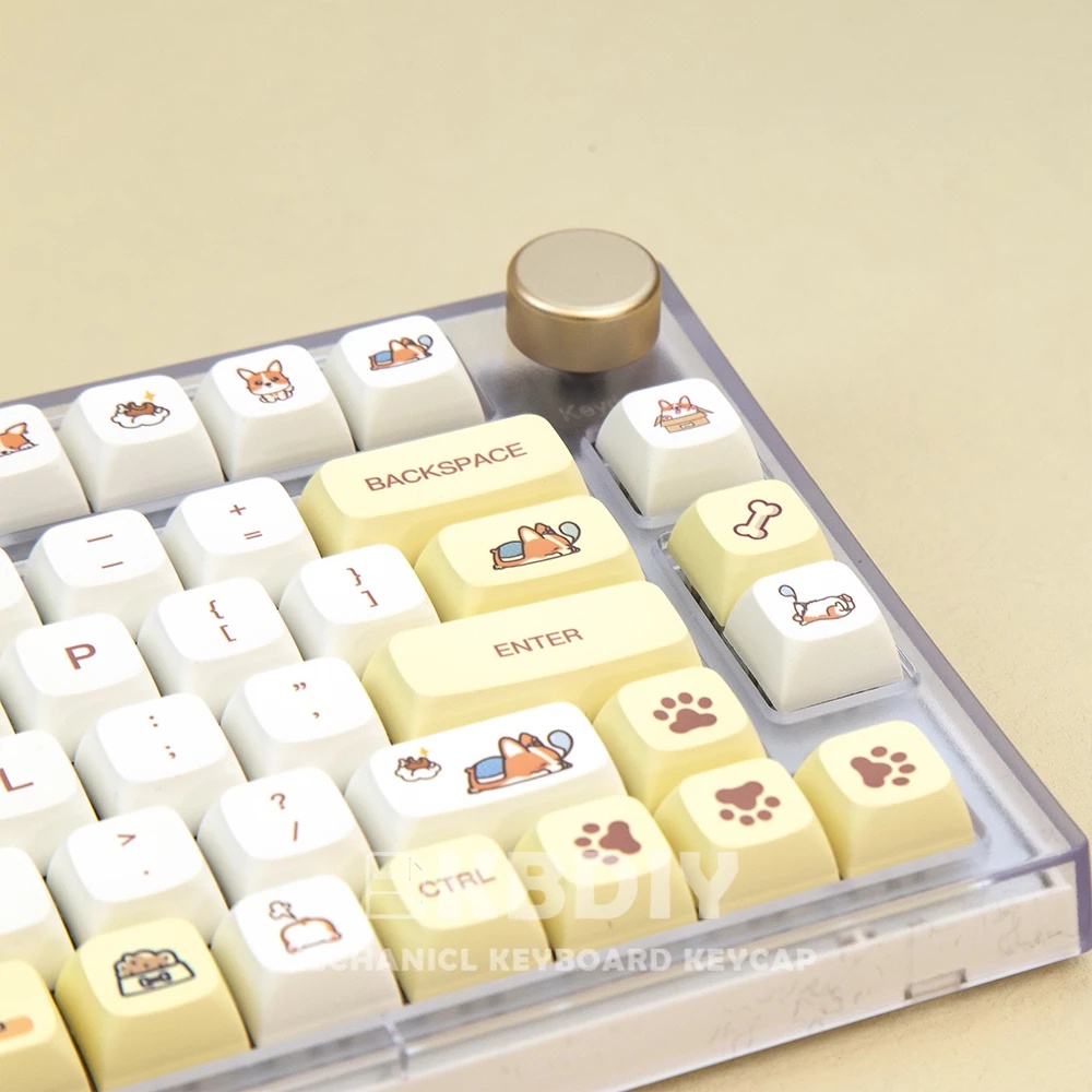 138 Keys PBT XDA Keycap Phím Lắp Cho Bàn Phím Cơ Keycaps