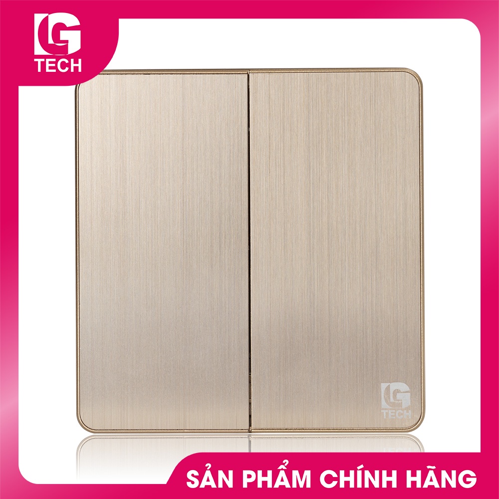 Công tắc đôi tràn viền 1 chiều và 2 chiều LG tech LG-AB-L-0002