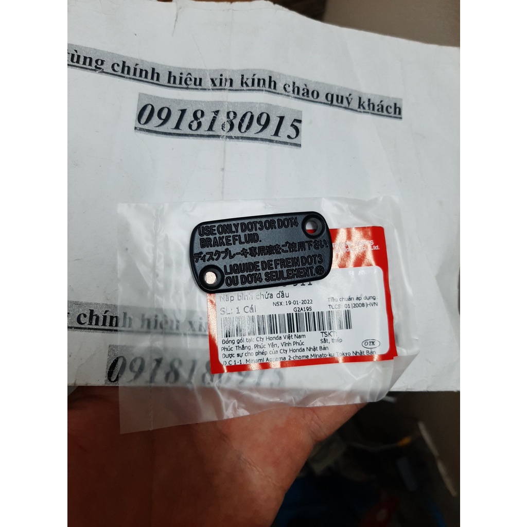 nắp ngoài dầu phanh Nắp bình chứa dầu phanh ab 110 ab 125  wave rsx 110  vision 110 future 125  honda