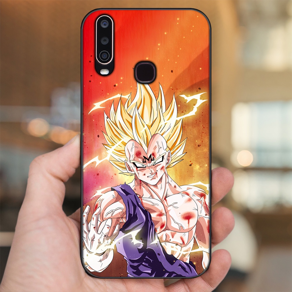 Ốp lưng Vivo Y12, Y15, Y17, U10 viền đen in hình Vegeta Dragon Ball
