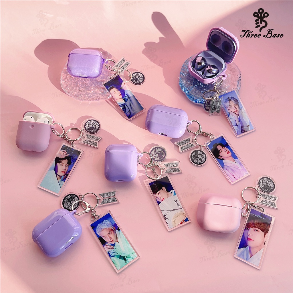 SAMSUNG Vỏ Bảo Vệ Hộp Sạc Tai nghe không dây airpods 3 gen 2 pro / 2 / pro / Móc Khóa Hình Tượng Phật Hàn Quốc