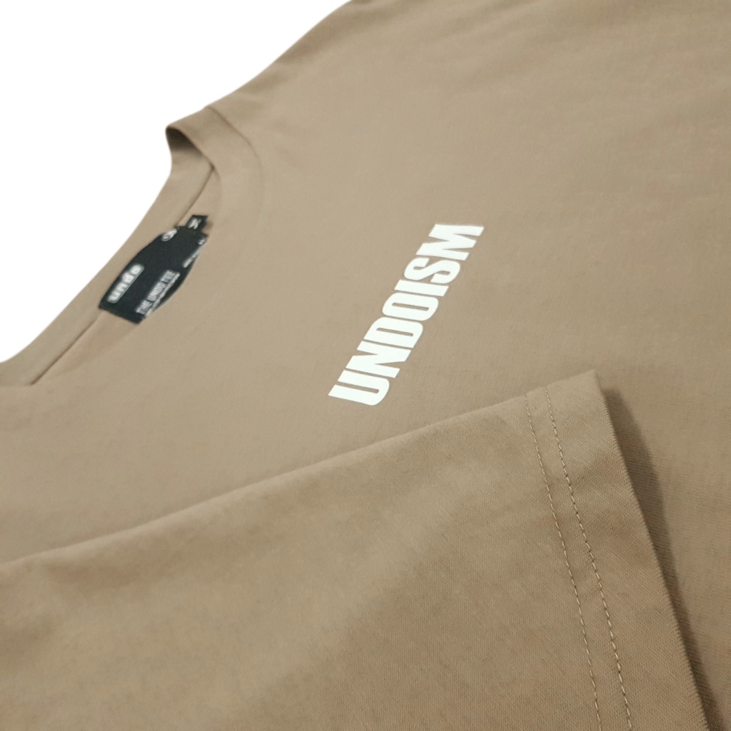Áo Thun Unisex Undo Undoism Màu Cafe 100% Cotton - Local Brand Chính Hãng
