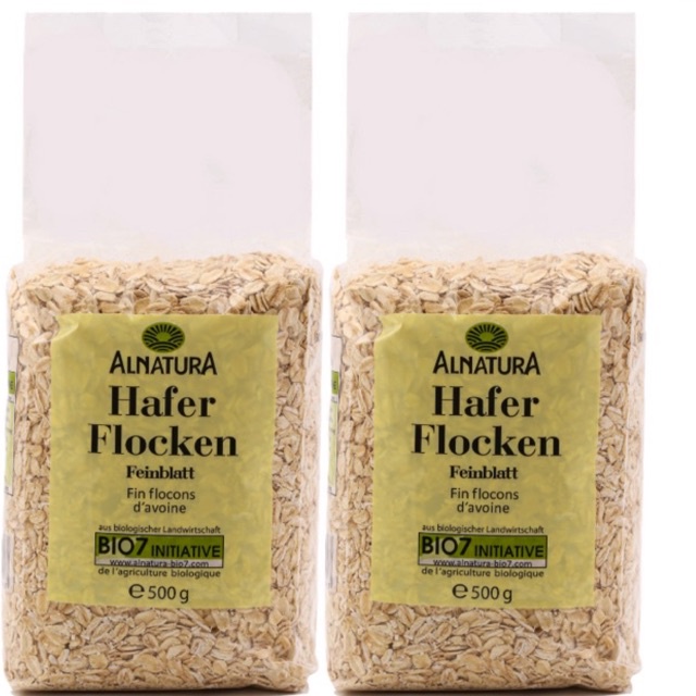 500g Yến mạch Đức Hafer Flocken cán dẹt/cán vỡ