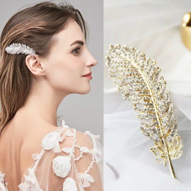 Kẹp Tóc Nữ Hình Chiếc Lá Thời Trang Hàn Quốc