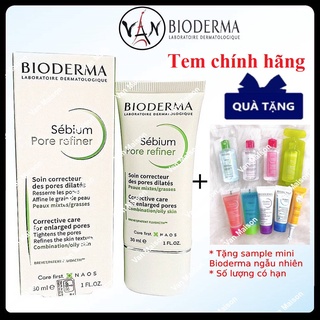 Kem se khít lỗ chân lông kiềm dầu Bioderma sebium pore refiner 30ml