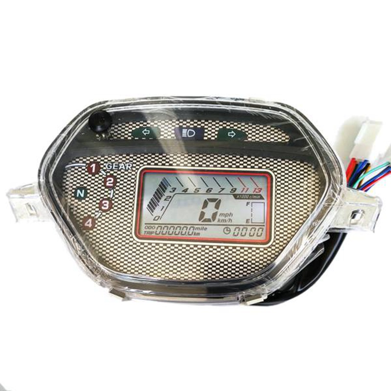 Đồng Hồ Đo Tốc Độ Màn Hình LCD 7 Màu Cho Honda Wave 100 Old / Ex5 Class / Wave Alpha 110 CX CD