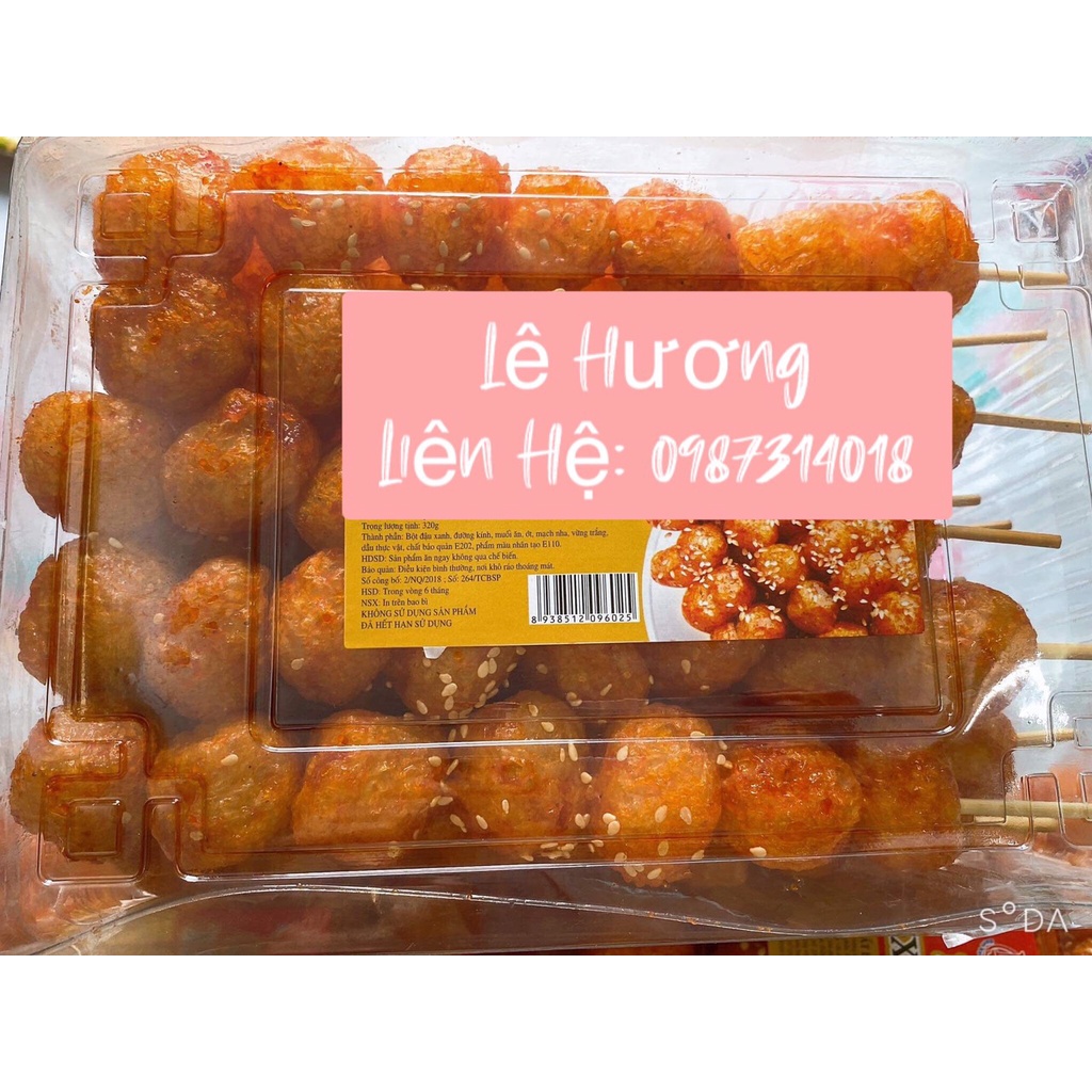 Bánh bò xiên vừng hộp 20 xiên