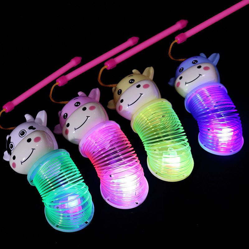 Đồ chơi đèn lồng lò xo nhún nhảy phát sáng BBTOYS 101