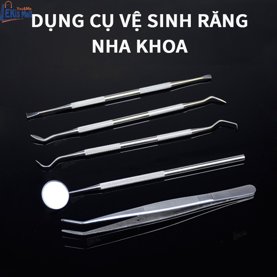 Dụng cụ cạo vôi răng nha khoa Kèm Hộp Lấy cao răng tại nhà Cao Cấp