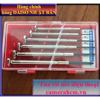 Bộ 6 tua vit sửa điện thoai, mắt kiếng DAISO ( Nhật Bản) cam kết chính hãng