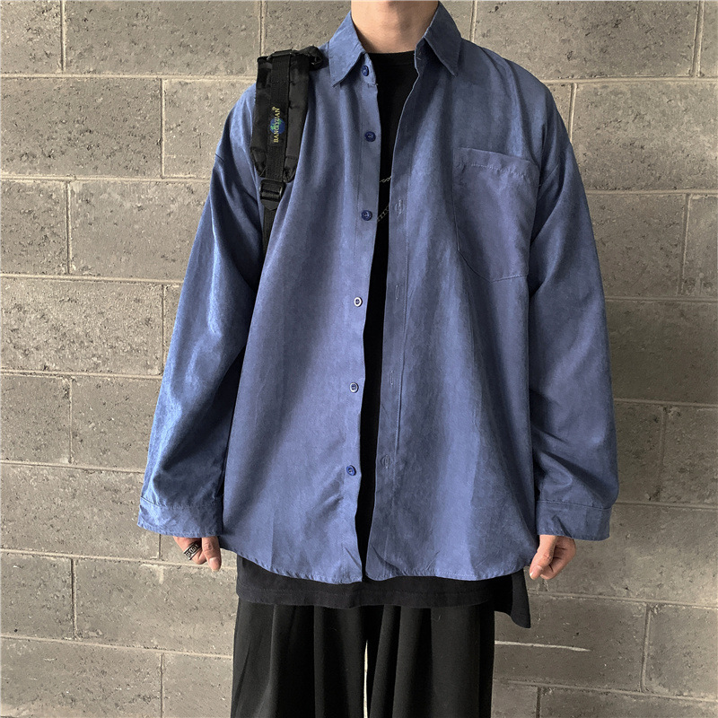 Áo Khoác Tay Dài Màu Trơn Dễ Phối Đồ Size M-3Xl Thoải Mái Cho Nam | BigBuy360 - bigbuy360.vn