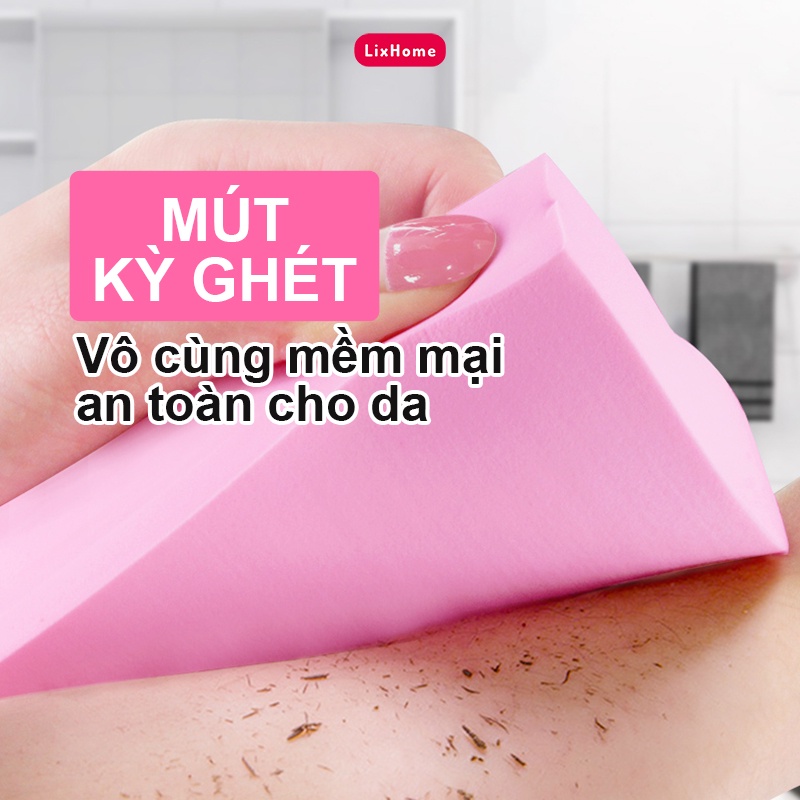 Mút kỳ ghét Hàn Quốc Pororo cực phê, miếng kỳ ghét tẩy sạch tế bào chết mềm mại an toàn cho da, màu dễ thương - LixHome