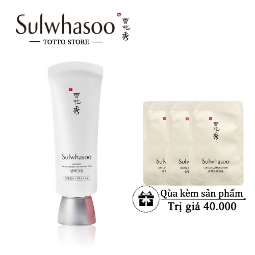 [20ml] Kem chống nắng Sulwhasoo Snowise Brightening UV Protector SPF50+/PA++++