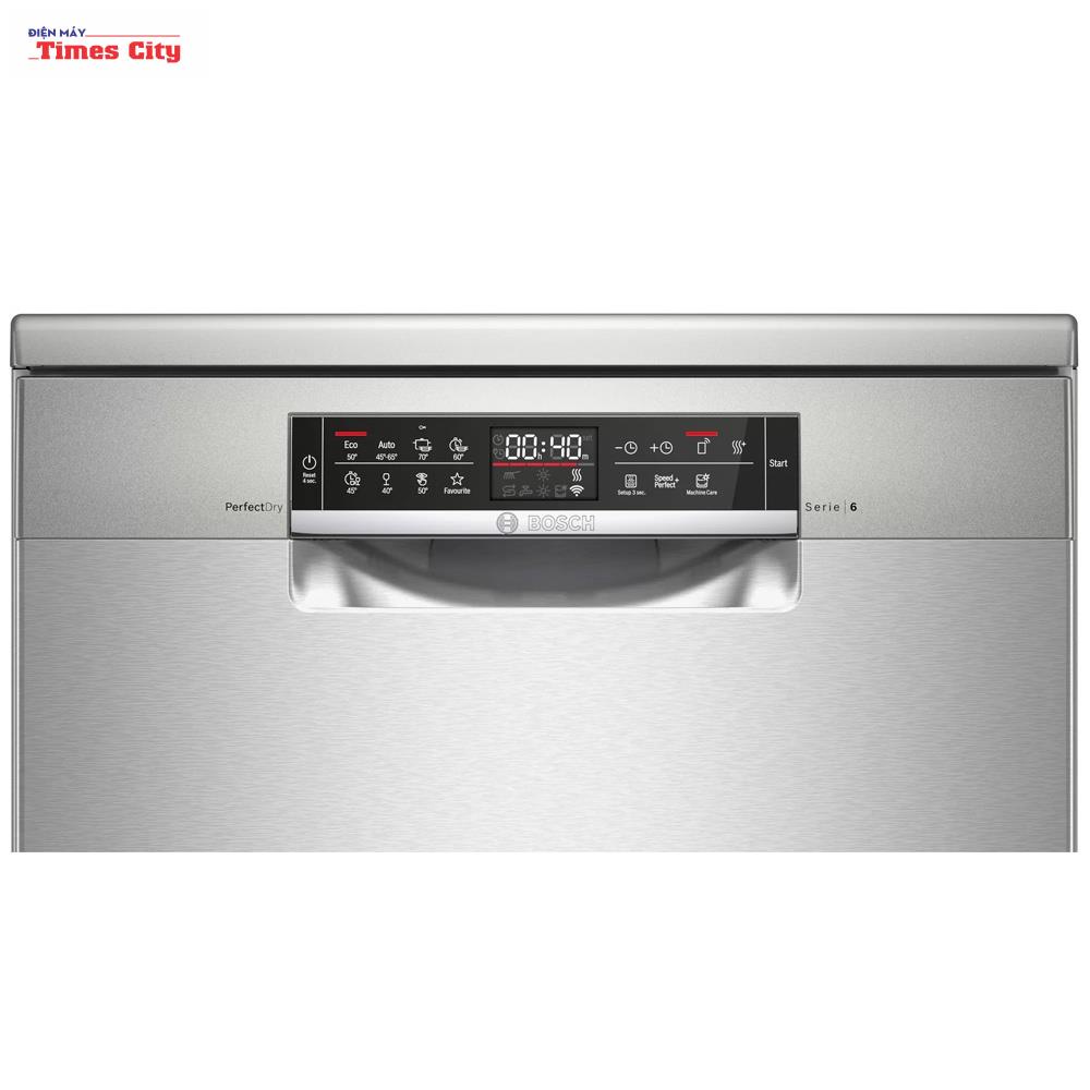 Máy rửa bát Bosch seri 6 SMS6ZCI49E có sấy Zeolith