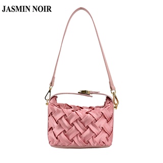 Túi xách jasmin noir nữ kiểu dệt đơn giản thời trang cá tính
