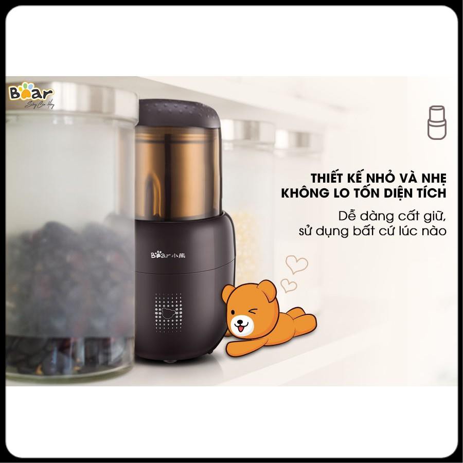 Máy Xay Bột Đa Năng Cao Cấp, Máy Xay Hạt Cà Phê - Tiêu - Hạt Ngũ Cốc Mini _ Bear FSJ-A03D1S (Bản Quốc tế)_Bảo Hành 1 Năm