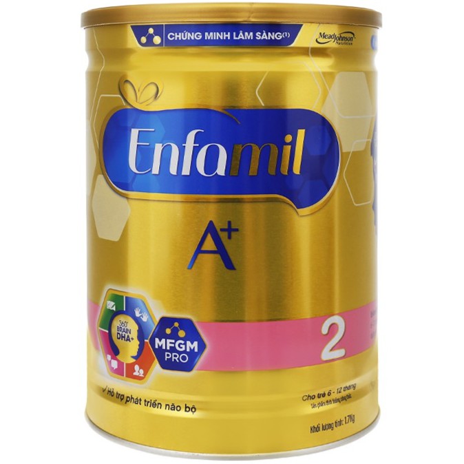 Sữa bột Enfamil A+ 2 1,7kg (6 - 12 tháng)