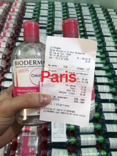 Tẩy trang BIODERMA Pháp 100ml & 500ml
