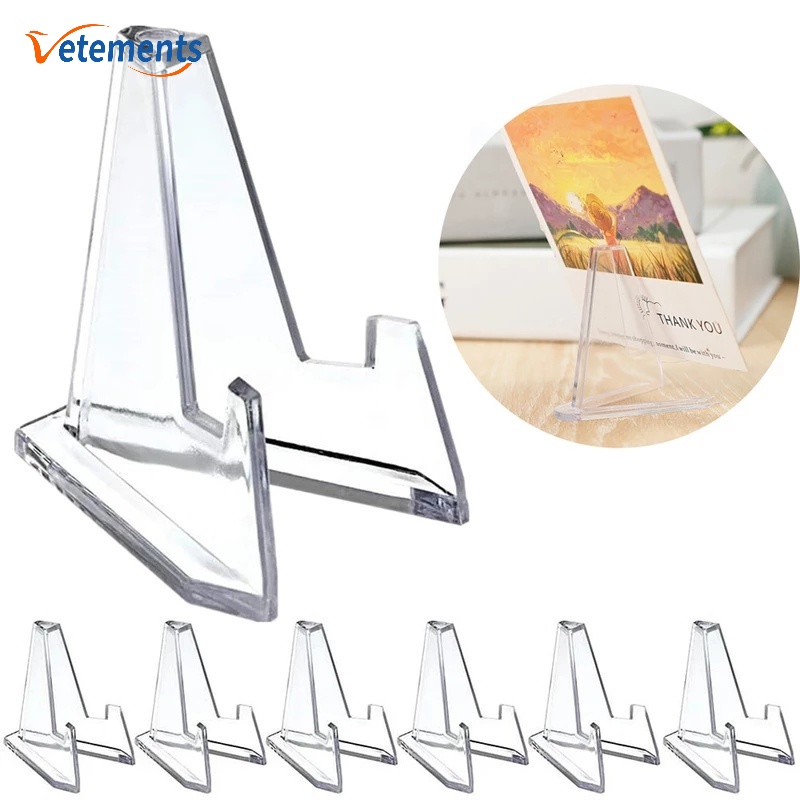 Giá Đỡ Trưng Bày Trang Sức Hình Tam Giác Bằng Nhựa Trong Suốt 54x35mm