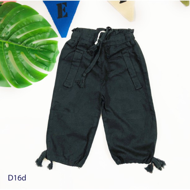 Quần đũi dài Jogger cho bé gái (từ 1 - 8 tuổi) VEMZKIDS