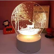 Đèn Ngủ 3D Led Nhiều Mẫu Hình