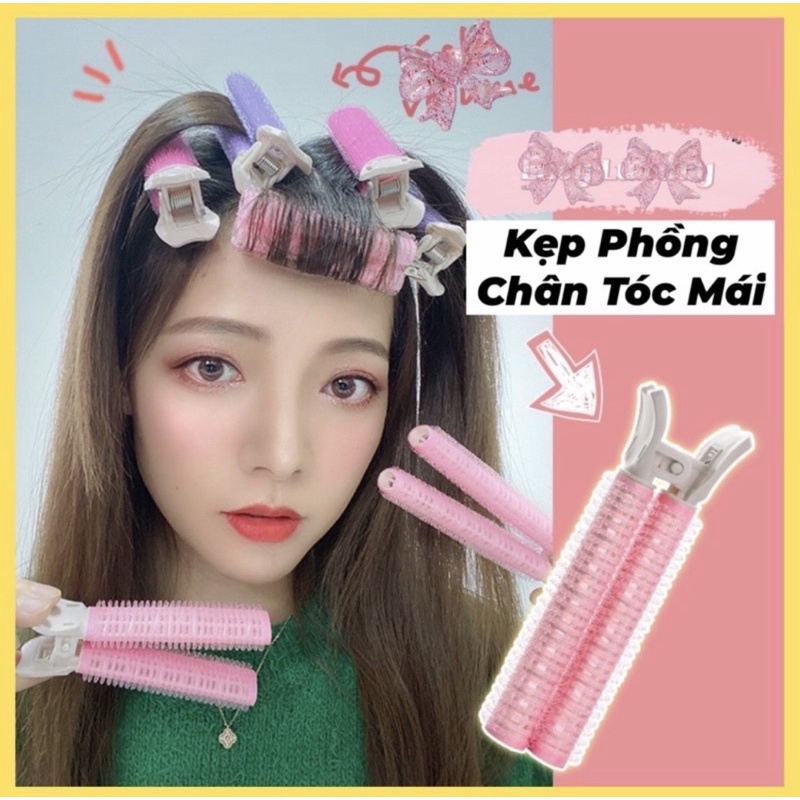 Lô kẹp phồng chân tóc mái