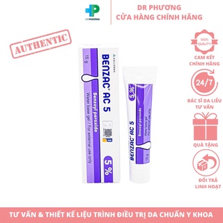 ✅ Gel giảm mụn Benzac AC 5% Benzoyl Peroxide
